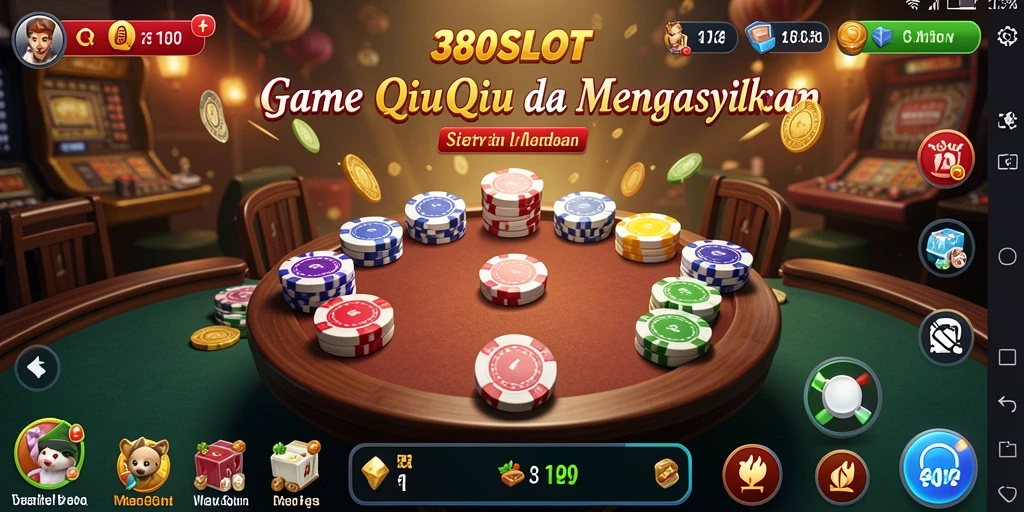 Tampilan gameplay QiuQiu yang mendebarkan di 380SLOT.