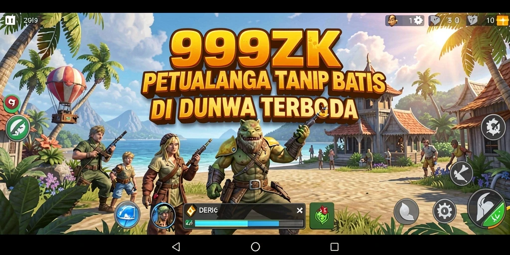 Gameplay menarik di dunia terbuka 999ZK dengan petualangan seru.