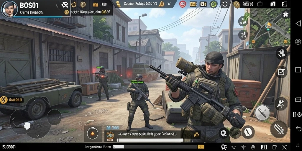 Tampilan gameplay seru dan menegangkan dari BOS01.