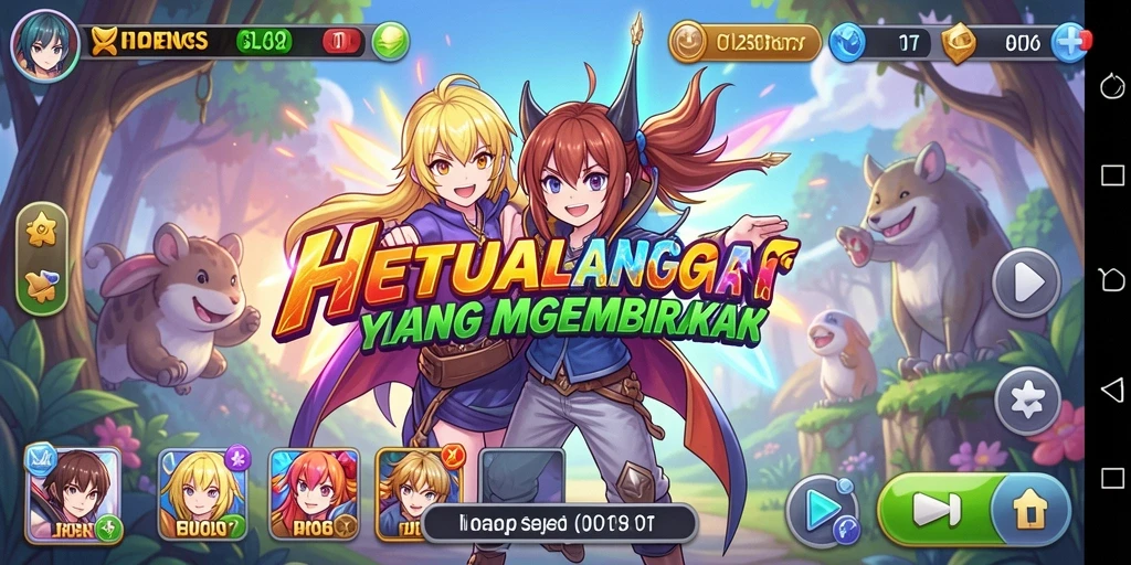 Tampilan gameplay HOPENGSLOT yang penuh warna dan menarik.
