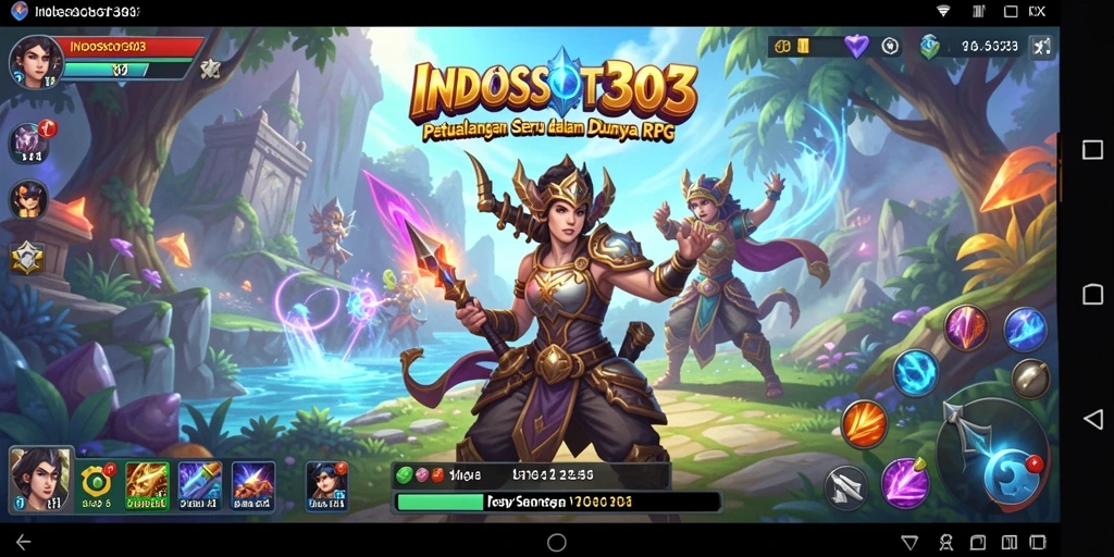 Tangkapan layar dari gameplay RPG yang seru di INDOSLOT303.