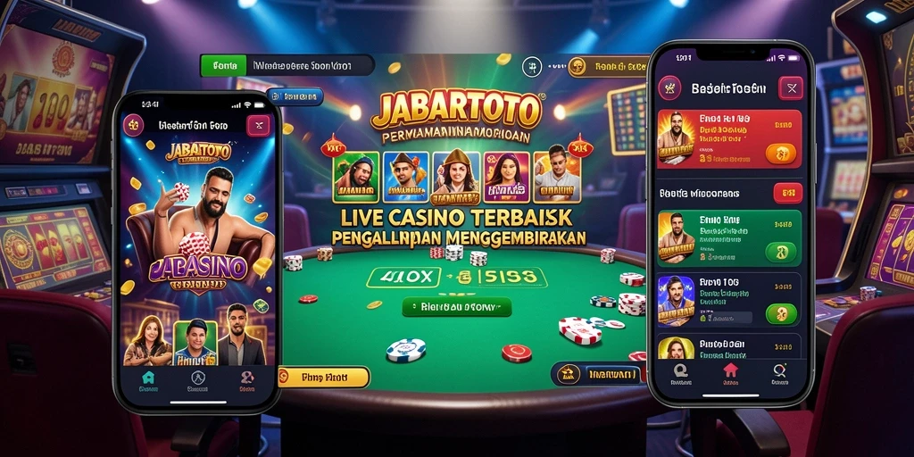 Tampilan gameplay Live Casino JABARTOTO yang mendebarkan.