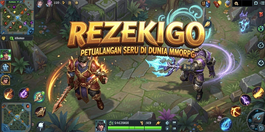 Tampilan gameplay menarik dalam REZEKIGO dengan aksi seru.