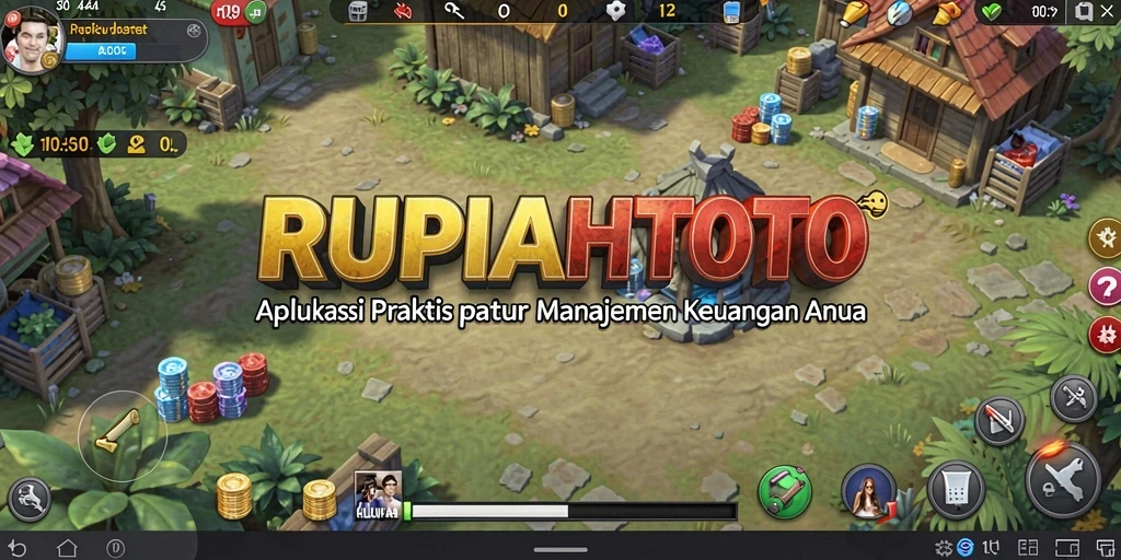 Tampilan antarmuka pengguna RUPIAHTOTO yang intuitif dan informatif.