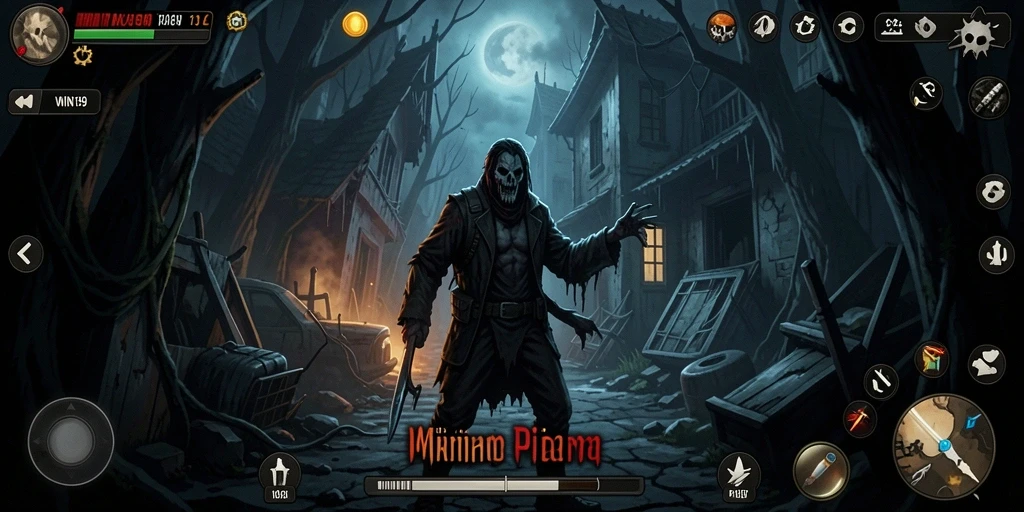 Tampilan menegangkan dari gameplay <strong>WIN199</strong> yang penuh dengan kegelapan.